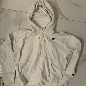 Champion Reverse Weave White Sweatshirt
